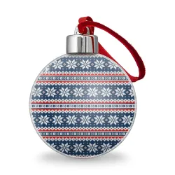 Ёлочный шар Knitted Christmas Pattern