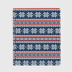 Тетрадь Knitted Christmas Pattern