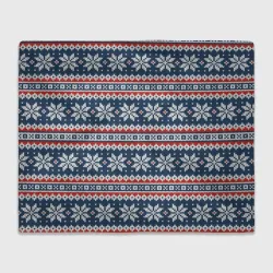 Плед 3D Knitted Christmas Pattern