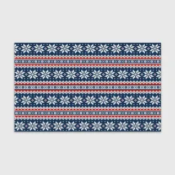 Бумага для упаковки 3D Knitted Christmas Pattern