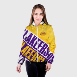 Женская куртка 3D Лос Анджелес Лейкерс Los Angeles Lakers - фото 2