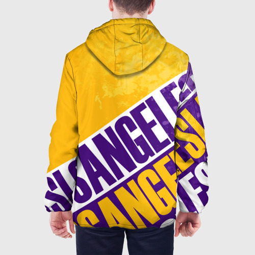 Мужская куртка 3D Лос Анджелес Лейкерс Los Angeles Lakers, цвет 3D печать - фото 5