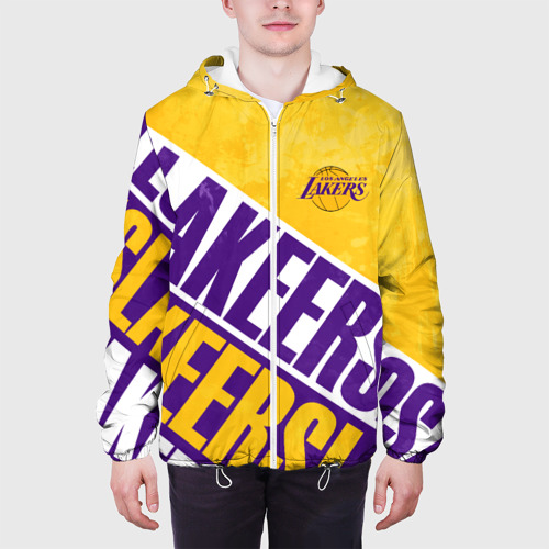 Мужская куртка 3D Лос Анджелес Лейкерс Los Angeles Lakers, цвет 3D печать - фото 4