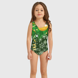Детский купальник 3D Новогоднее Настроение Елка