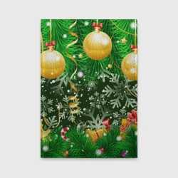 Обложка для автодокументов Новогоднее Настроение Елка