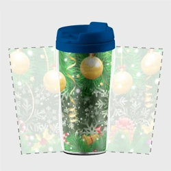 Термокружка-непроливайка Новогоднее Настроение Елка - фото 2