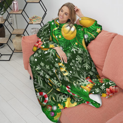 Плед с рукавами Новогоднее Настроение Елка - фото 2