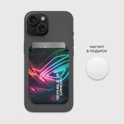Картхолдер Magsafe магнитный ROG Gaming логотип - фото 2