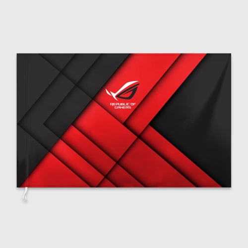 Флаг 3D ROG - republic of gamers