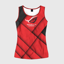 Женская майка 3D ROG - republic of gamers
