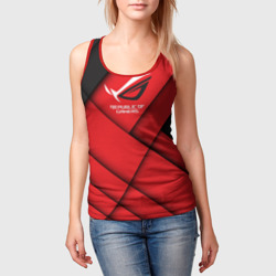 Женская майка 3D ROG - republic of gamers - фото 2