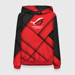 Женская толстовка 3D ROG - republic of gamers