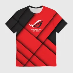 Мужская футболка 3D ROG - republic of gamers