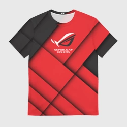 Мужская футболка 3D ROG - republic of gamers