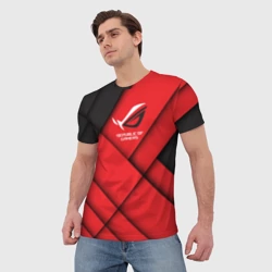 Мужская футболка 3D ROG - republic of gamers - фото 2