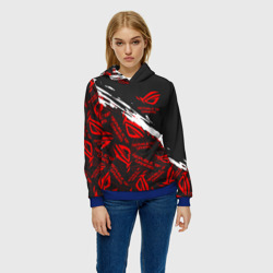 Женская толстовка 3D Republic of gamers ASUS ROG - фото 2