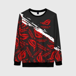 Женский свитшот 3D Republic of gamers ASUS ROG