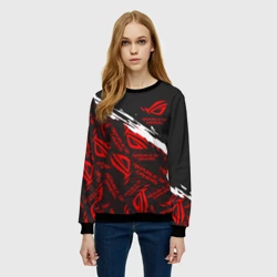 Женский свитшот 3D Republic of gamers ASUS ROG - фото 2