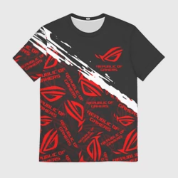 Мужская футболка 3D Republic of gamers ASUS ROG