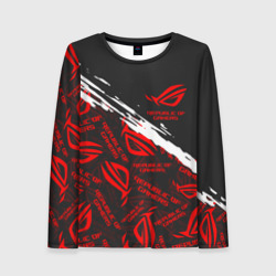 Женский лонгслив 3D Republic of gamers ASUS ROG