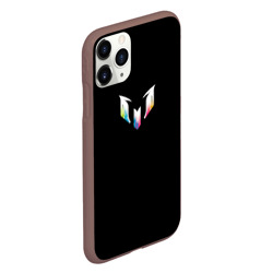 Чехол для iPhone 11 Pro матовый Messi Dark theme - фото 2