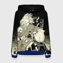 Женская толстовка 3D Токийские мстители: Майки на мотоцикле