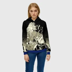 Женская толстовка 3D Токийские мстители: Майки на мотоцикле - фото 2