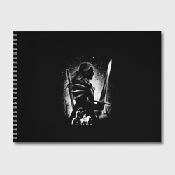 Альбом для рисования Ведьмак с мечом the Witcher плотва