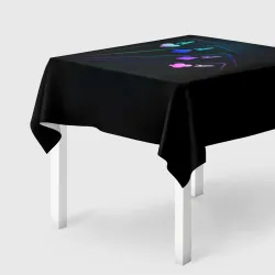 Скатерть 3D Неоновые карты neon