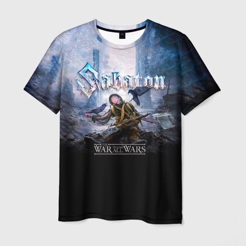 Мужская футболка с принтом The War to End All Wars - Sabaton, вид спереди №1