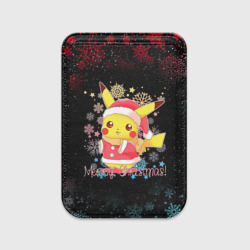 Картхолдер Magsafe магнитный Merry christmas Пикачу 2022 Покемоны