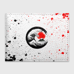 Обложка для студенческого билета Сакура, красное солнце Японии, Фудзияма