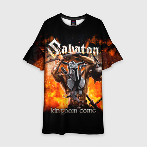 Детское платье 3D Kingdom Come - Sabaton, цвет 3D печать