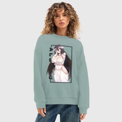 Женский свитшот oversize без начеса хлопок Альбедо | Albedo | Повелитель - фото 2