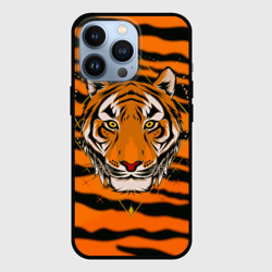 Чехол для iPhone 13 Pro Тигр настоящий хищник