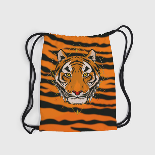 Рюкзак-мешок 3D Тигр настоящий хищник - фото 6