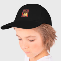Детская бейсболка Roblox red logo Lego face - фото 2