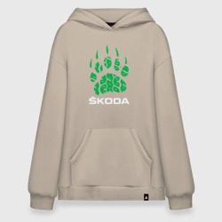 Худи SuperOversize хлопок Skoda Шкода хищник