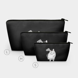 Косметичка 3D Кот Бендер мем - фото 2