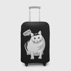 Чехол для чемодана 3D Кот Бендер мем