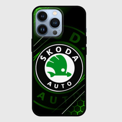 Чехол для iPhone 13 Pro Skoda sport Шкода спорт линии lines