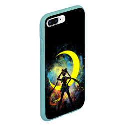 Чехол для iPhone 7Plus/8 Plus матовый Sailormoon Сейлормун на фоне звезд - фото 2