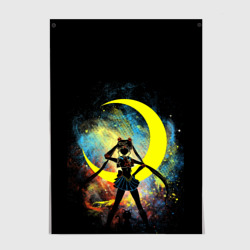 Постер Sailormoon Сейлормун на фоне звезд