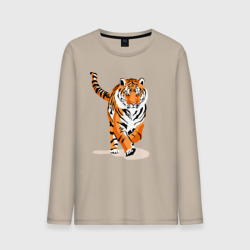 Мужской лонгслив хлопок Властный хозяин джунглей