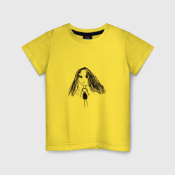 Детская футболка хлопок Прикольная девочка