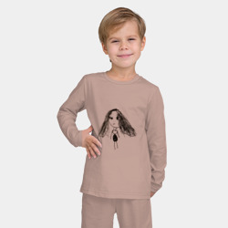 Детская пижама с лонгсливом хлопок Прикольная девочка - фото 2