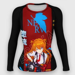 Женский рашгард 3D Милая Аска ленгли в юбке