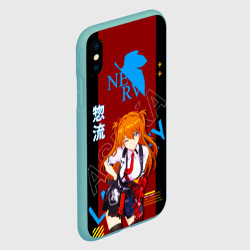 Чехол для iPhone XS Max матовый Милая Аска ленгли в юбке - фото 2