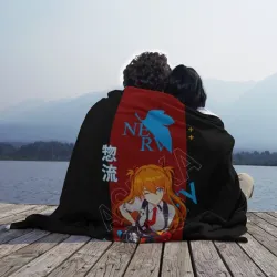 Плед 3D Милая Аска ленгли в юбке - фото 2