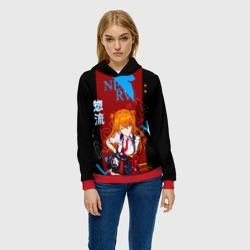 Женская толстовка 3D Милая Аска ленгли в юбке - фото 2